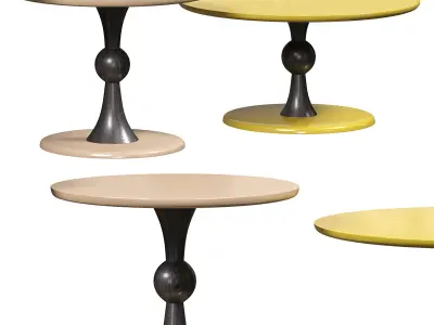 Contemporary Turned Table Clessidra By Bodema 3D model