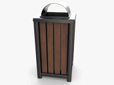 Trash can v3 3D model