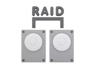 RAID Icon v1 001 Low-poly 3D model
