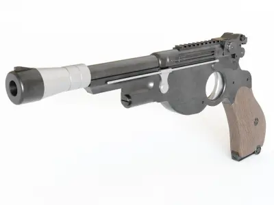 The Mandalorian Blaster 3D model