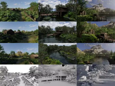 Exterior Landscape pack collection