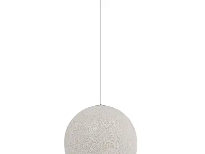 Cloud Linear Wabi sabi Pendant Light Free 3D model