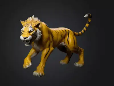 Tiger 3D print model