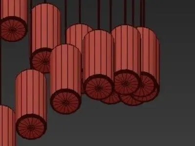 Candil Transparente Innok 3D model