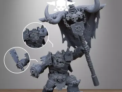 Orkaz Bearer Boss 3D print model