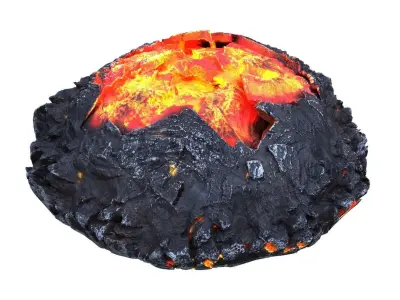 Crater HD 3D model