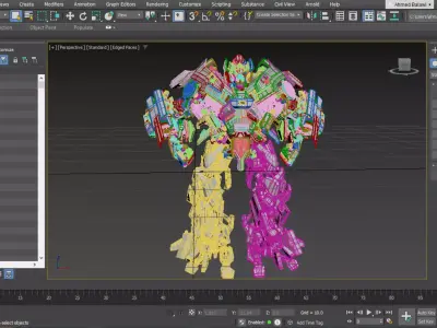 Transformer Ironhide High Quality 3Ds Model  3D model