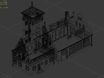 Heterogeneous - Architecture - Building 02 3D model
