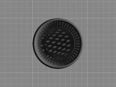 Low poly Trash Bin Low-poly 3D model