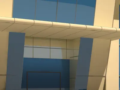  modern building  3D model