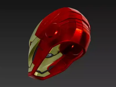 Iron Man Helmet For 3d Print 3D print model