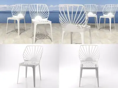 Sunrise chair 3D model