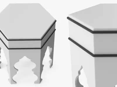  Oriental Wooden Tables Collection 2 