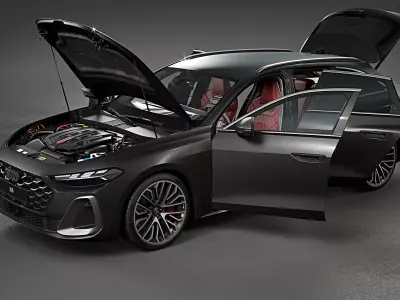 2025 Audi S5 Avant 3D model