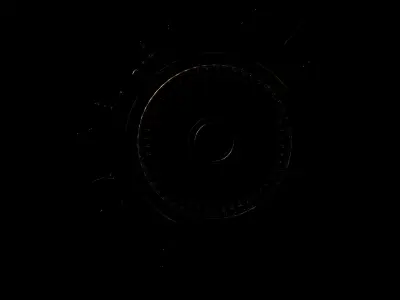 sci-fi wheel extended 3D model