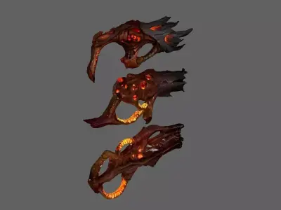 Sci-Fi Guns 3D model