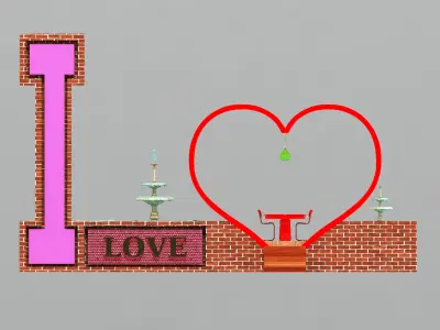 Alcove  Love 3D model