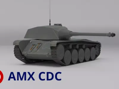 AMX Chasseur de chars  3D model