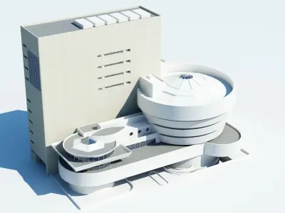 Solomon R Guggenheim Museum 3D model