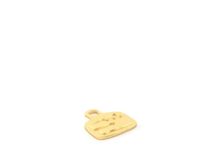 Native American pendant symbols 3D print model