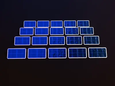 Lunar Base Low-poly 3D model