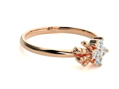 Women ring 3D print model 65