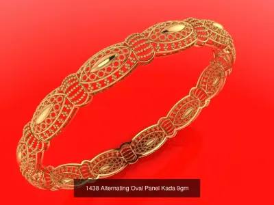 Combo of 21 Bangles 3D Model Pack