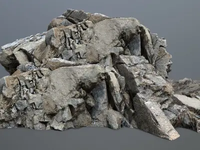 Mountain Low-poly 3D model order