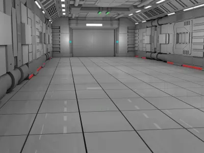 Sci Fi Room 3D model