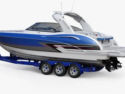  Formula 350 FX CBR Luxury Sport Boat and Trailer Phoenix 