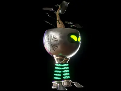 PotBot Plant Robot 3D model