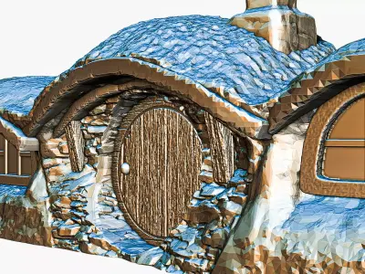 Hobbit Hill House RoZ 3D print model