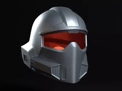 Hell driver Sci fi Helmet for Cosplay  3D print model
