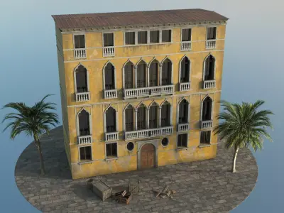 Italian building 3D model