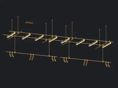 Track light 3 in 1 by Forstlight 3D model