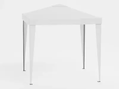 9 Classic Gazebos Set - Traditional Architectural Structures 3D model