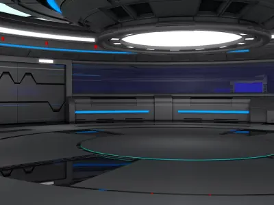 Sci Fi Interior Room 3D model