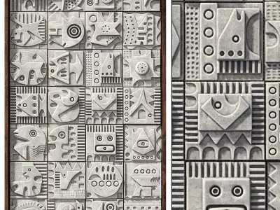 Stone decor n242 3D model