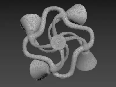 Celctic Chandelier 3D model