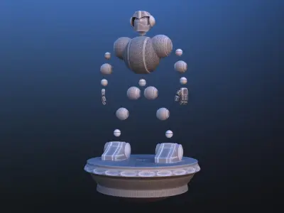 Robot Vectorman 3D model