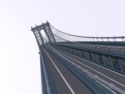 Manhattan Bridge 3D model