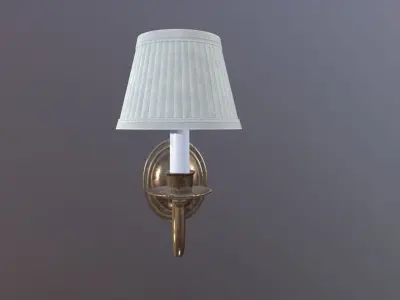 Wall Lamp Game Ready Low-poly 3D model