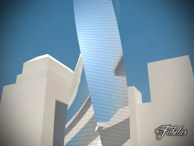 Building 16 Low-poly 3D model