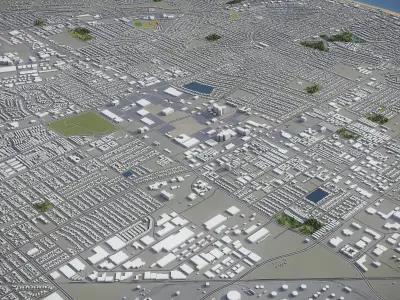 Torrance  Low-poly 3D model