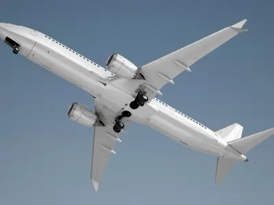  Boeing 737-9 MAX Generic White 