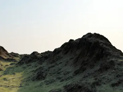 Mountains north erosion n1 3D model