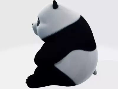 Adorable Panda Cub Ultimate Print-Ready Figurine 3D print model