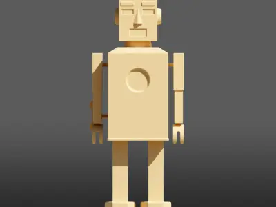 Toy Robot Lilliput - 3D printing 3D print model