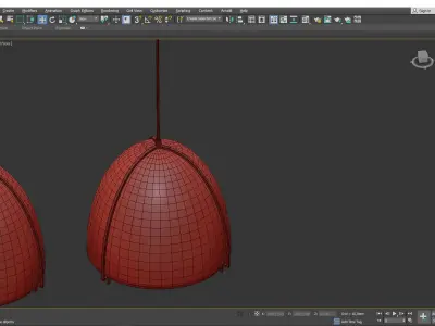 Paravo Pendant Light Low-poly 3D model