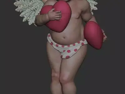 angel cute 3D print model